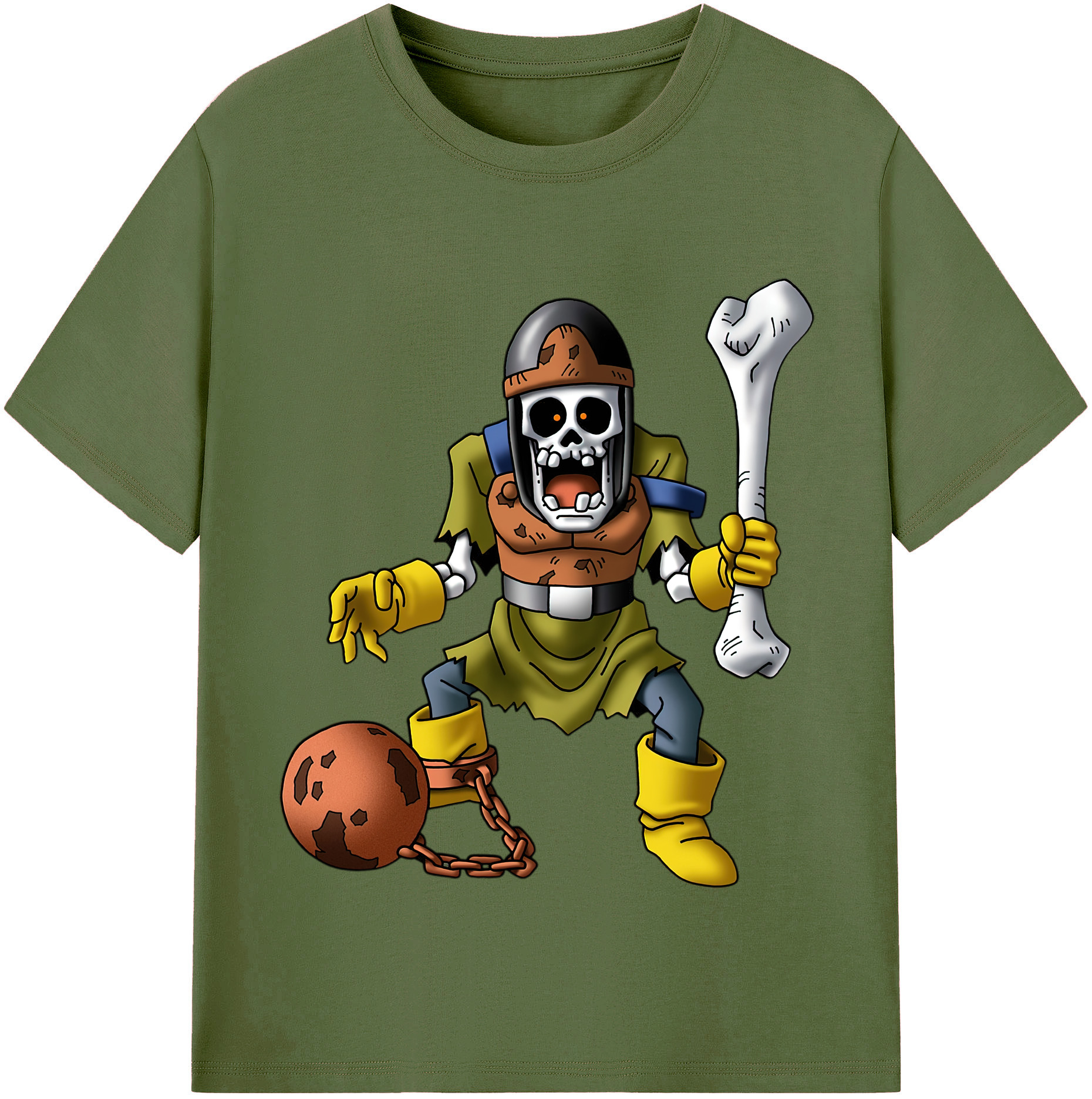 （画像用） ドラゴンクエスト Doragon Kuesuto Dragon Quest 綿100％半袖Tシャツ（フロントプリント）
